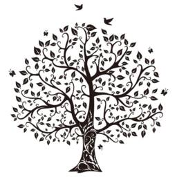 White Tree Wall Decal Huge Wall Decal Mural Stickers Nursery & Birds Art Tattoo Nature Decals Decor - 197 - thumbnail 3
