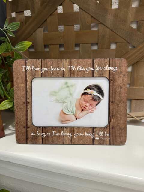 "Personalized Grandma Picture Frame ""I'll Love You Forever" - image 1