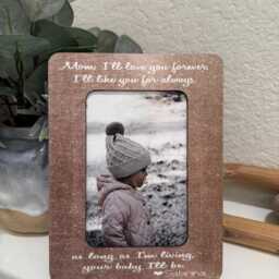 "Personalized Grandma Picture Frame ""I'll Love You Forever" - thumbnail 4