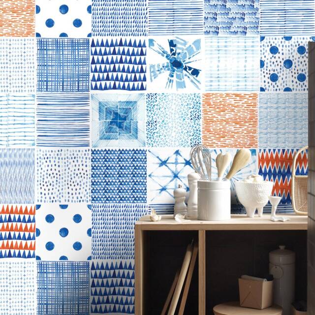 Tile Decal, Stickers, Decals, Carrelage Adh??sif, Fliesenaufkleber, Mosaic Wall Art, Stickers Carrelage, Pack Of 24 - Skushib - image 1