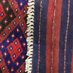 Afghan Mashwani Kilim Runner Rug, Tribal Bohemian Wool Carpet - 267 cm X 64 cm - thumbnail 4