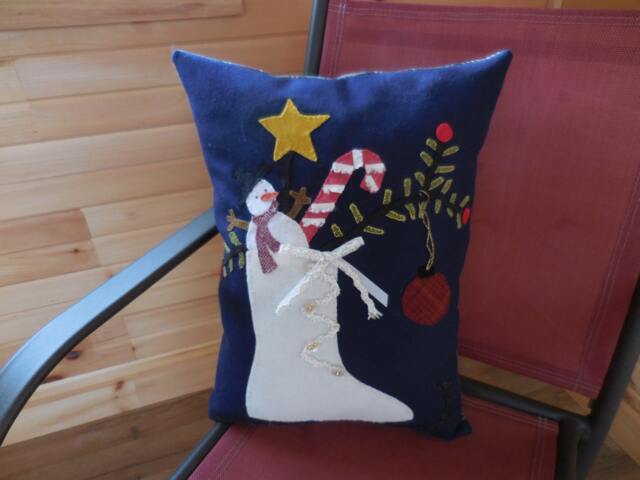 Candy Cane Ice Skate Pillow - image 1