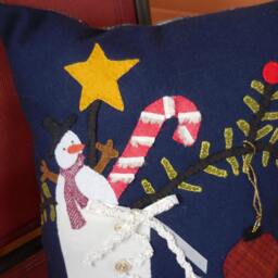 Candy Cane Ice Skate Pillow - thumbnail 4