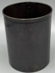 Hammered Copper Pencil Cup Handmade Office Desk Organizer - thumbnail 1