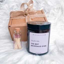 Smells Like The Best Bridesmaid Ever Funny Wedding Candle Gift - thumbnail 3