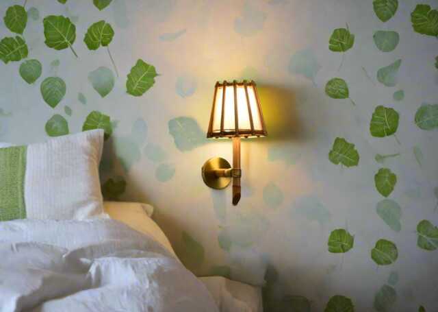 Handcrafted Rattan Wall Sconce, Mid-Century Modern Lamp, Small Lighting - image 1