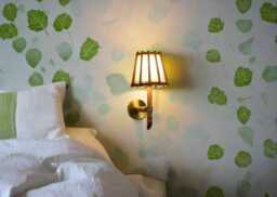Handcrafted Rattan Wall Sconce, Mid-Century Modern Lamp, Small Lighting - thumbnail 1