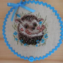 Ramsey The Hedgehog Wall Hanging - thumbnail 2