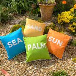 Holiday Theme Mix & Match Outdoor Scatter Cushion, Cushions For Garden, Colourful Garden Home - thumbnail 1