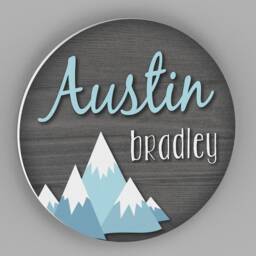 Round Nursery Name Sign, Decor, Wall Art, Boy Nursery, Mountain Rustic Woodland - thumbnail 2