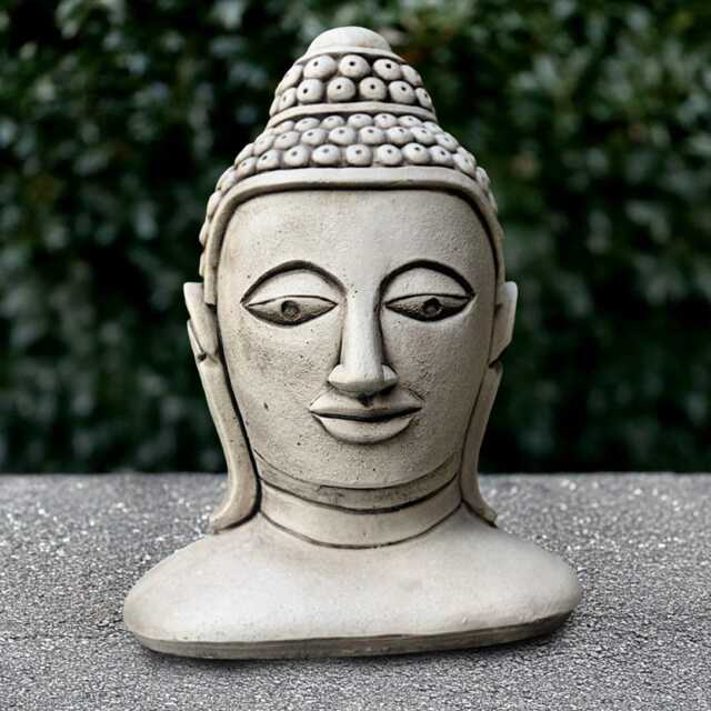 Outdoor Chinese Woman Head Sculpture Concrete Face Statue Cement Ornament Garden & Home Decoration Asian Lover Gift Yard Art - image 1