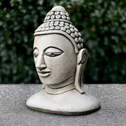 Outdoor Chinese Woman Head Sculpture Concrete Face Statue Cement Ornament Garden & Home Decoration Asian Lover Gift Yard Art - thumbnail 2