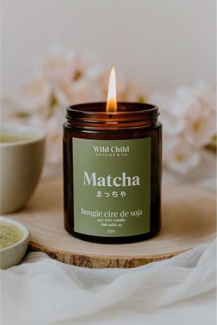Matcha - Natural Scented Candle 25H - image 1