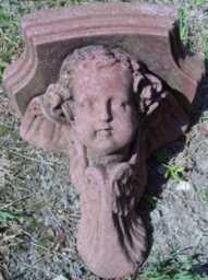 Base Console For 1 Angel Cherub, Small, Artificial Sandstone, Antique Look T 01 - thumbnail 4