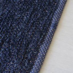 Large Handwoven 200x300 cm Blue Rug, Area Living Room Bohemian Soft Washable Scandinavian Bleu Salon Tapis - thumbnail 4