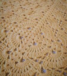 PDF Pattern Only - Crochet Fan Baby Blanket
