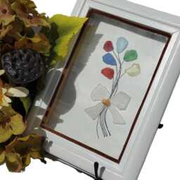 Shadow Box Framed Sea Glass Pictures-Handcrafted By Shop Owner - thumbnail 3