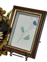 Shadow Box Framed Sea Glass Pictures-Handcrafted By Shop Owner - thumbnail 1