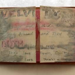 Velvet, Art Book, Encaustic Sculpture On Wood, Poetry Infused - thumbnail 2