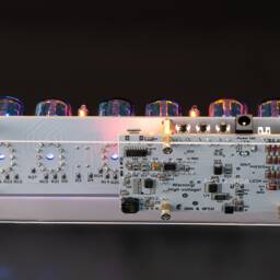 Nixie Tube Clock In-12 With Sockets [Rgb, Usb, Musical, Arduino Comp.] For Boyfriend, Husband, Vintage, Glowing Clock, Gift, Steampunk - thumbnail 4
