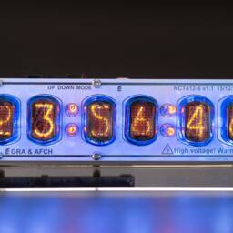Nixie Tube Clock In-12 With Sockets [Rgb, Usb, Musical, Arduino Comp.] For Boyfriend, Husband, Vintage, Glowing Clock, Gift, Steampunk - thumbnail 2