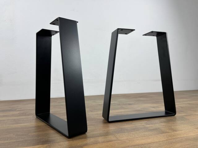 "Metal Bench Legs , 16"" Flat Steel Legs, Coffee Table Height 12"" - 18" - image 1