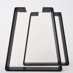 "Metal Bench Legs , 16"" Flat Steel Legs, Coffee Table Height 12"" - 18" - thumbnail 3