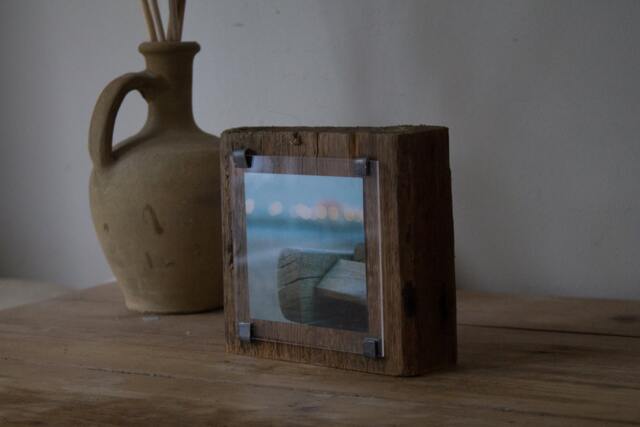 Sea Groyne - Wood Photo Frame Home Decor Beach One Of A Kind Handmade Unique Lifestyle - image 1