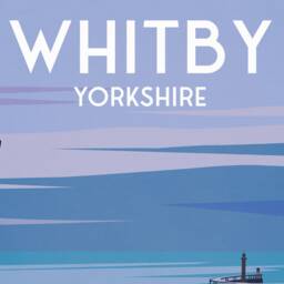 Whitby Travel Poster - 199 Steps Harbour North Yorkshire Wall Art Home Decor Artwork Wedding Gift Birthday Present - thumbnail 3