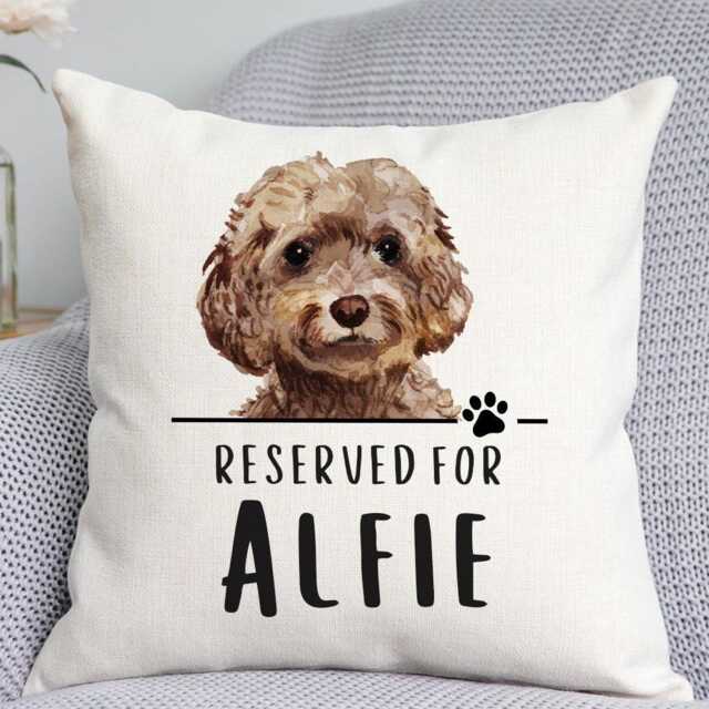 Cockapoo Cushion - Dog Related Gift Reserved For Dog Cushion Gift - image 1