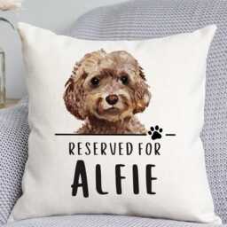 Cockapoo Cushion - Dog Related Gift Reserved For Dog Cushion Gift - thumbnail 1