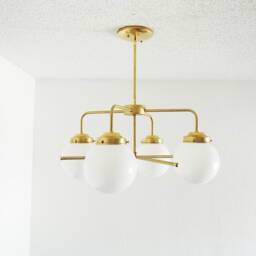 Modern Ceiling Light - Farmhouse Glass Rustic Contemporary Dining Room Living Bedroom Bathroom Entryway Ul Listed - thumbnail 3