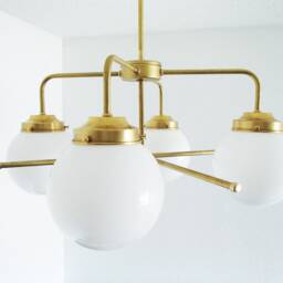 Modern Ceiling Light - Farmhouse Glass Rustic Contemporary Dining Room Living Bedroom Bathroom Entryway Ul Listed - thumbnail 2