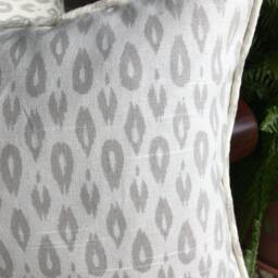 Animal Print Pillow Cover Taupe Cream Accent - thumbnail 2