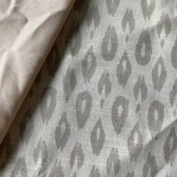 Animal Print Pillow Cover Taupe Cream Accent - thumbnail 3