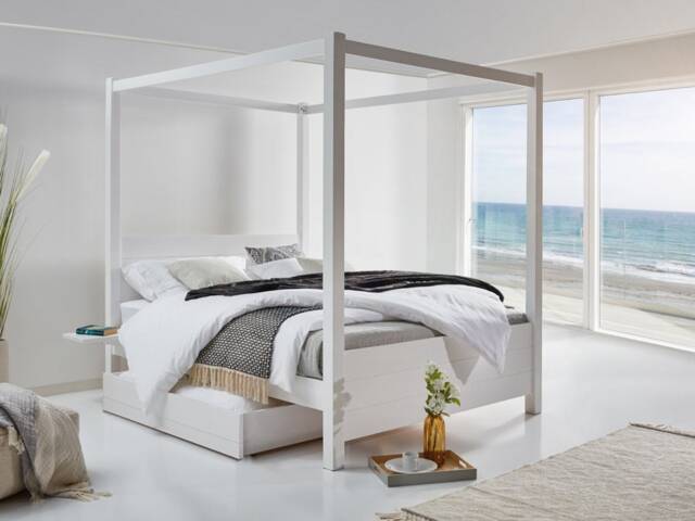 Four Poster - Summer Wooden Bed Frame By Get Laid Beds - image 1