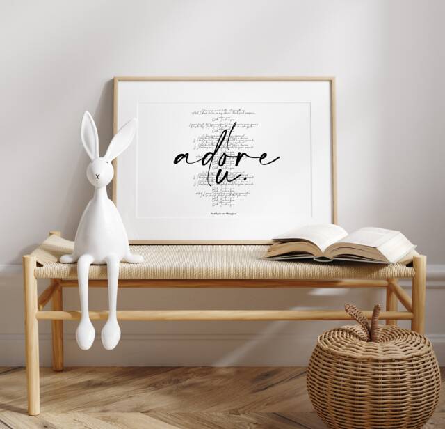 Fred Again Adore U Print, You Song Lyrics, Lyric Fred Again, Song Lyric Print, Again U Print - image 1
