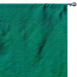 Peacock Silk Dupioni Curtain Panels - Rod Pocket, Grommet, Box Pleat, Three Pinch Tab Top & Plain Ring Top - thumbnail 3