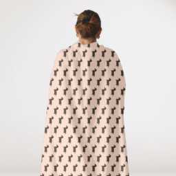 Dachshund Dog Fleece Blanket - Large Gift For Moms Pink - thumbnail 2
