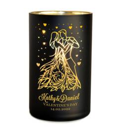 Personalised Scented Candle Coconut Wax Mothers Day Gifts For Her Custom Gift Birthday Anniversary Up To 40 Hours Burn Time - thumbnail 3