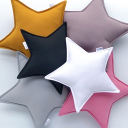Handmade Knit Star Cushion - Medium Kids Room Decor
