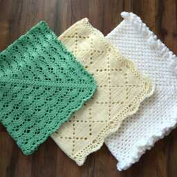 Handmade White Soft Crochet Baby Blanket. Shawl. Perfect Baby Shower Gift. Make With High-Quality Materials - thumbnail 4