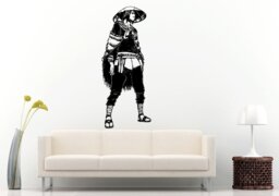 Anime Animation Japanese Man Guy in A Hat Wall Decal Vinyl Sticker Mural Room Decor L742 - thumbnail 1