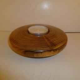 Acacia Wood Candlestick Bta3 - thumbnail 3