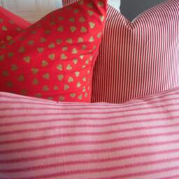 Valentines. Metallic Gold Hearts.reds.golds.holiday Decor.hearts.toss Pillows.throw Pillows.valentines Pillows.sweetest Day.valentine Decor - thumbnail 2