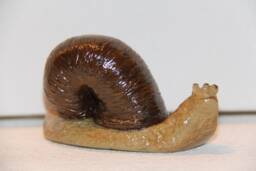 Brown Snail Figurine, Handmade