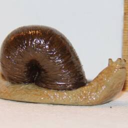 Brown Snail Figurine, Handmade - thumbnail 4