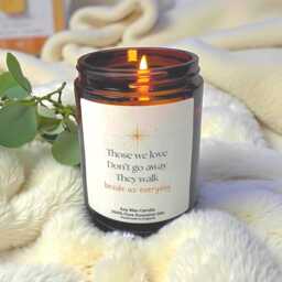 Those We Love Memorial Candle, Pure Essential Oil Soy Wax Sympathy Gift, in Loving Memory Remembrance Keepsake, Bereavement Aromatherapy - thumbnail 2