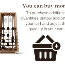 Wine Rack Rustic Bottle & Glass Holder For Kitchen Home Decor - Perfect Woodworking Gift Lovers Holiday - thumbnail 4
