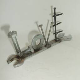 Love Valentine Gift, Tiny Wrench, Valentines Day Present, Upcycled Art - thumbnail 2